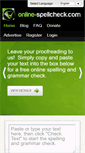 Mobile Screenshot of online-spellcheck.com