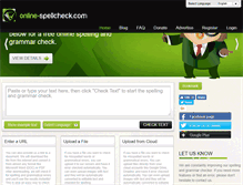 Tablet Screenshot of online-spellcheck.com